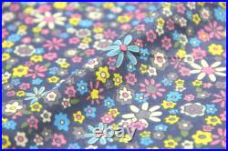 100% Cotton Floral Fabrics Multi-Colored