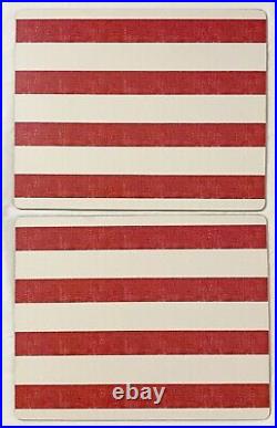 10 Pottery Barn Cork Placemats Flag Red White Blue Patriotic NLA