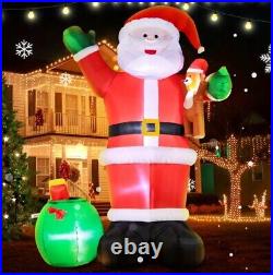 12 Feet Giant Santa Christmas Inflatable