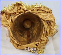 13 Mary Joseph Three Wisemen Ivory Gold 5 pc Nativity Set Christmas NEW