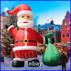 20 26 33FT Giant Christmas Inflatable Santa Claus Outdoor Decoration with Blower
