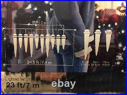 24 LED Icicle 5 Synchro Effect Remote Control Christmas Light Show Shooting Star