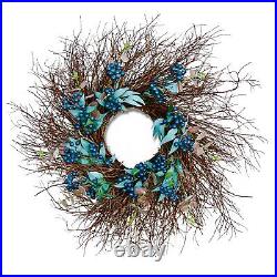 24 Spring Blueberry Wreath