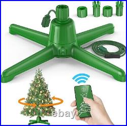 360 Rotating Christmas Tree Stand with Remote Control (up to 9ft & 120lbs)
