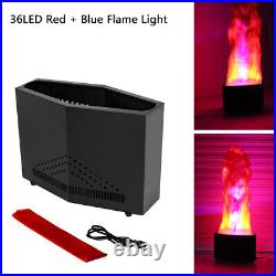 36 LED Flame Fire Light Machine Stage Atmosphere Effect Party Fake Fire Flame US