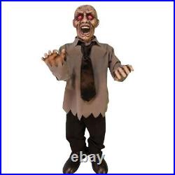 3 Ft Twisting Zombie Animated Prop Halloween Haunted House Walking Dead Party