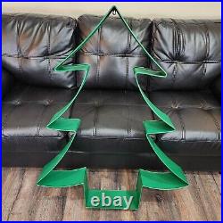 48 Green Metal Christmas Tree Cookie Cutter Tall Giant Large Wall Decor Holiday
