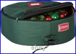 48-Inch Christmas Wreath Storage Container Designed for Wreaths