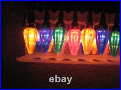 4-Vintage GE String-A-Long Classic Light Set 50 Indoor/Outdoor Multi-Color NOS