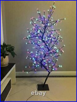 5Ft H Cherry Blossom LED Tree Dual Control Double White/RGB LEDs In/Outdoor