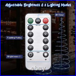 5 Ft LED Spiral Tree Light Cool White 182 LEDs USB Powered Christmas 5 Pack