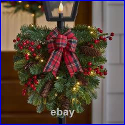 5 Ft. Pre-Lit LED Spruce Lantern Potted Christmas Tree