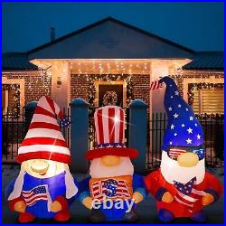 6 ft Patriotic Memorial Day Inflatables Outdoor Decorations Patriotic Blow up