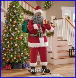 6ft Lifesize Animated Santa Claus Singing Talking Father Christmas Holiday Decor