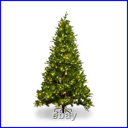 6ft Pre-lit PVC Luxurious Artificial Christmas Tree Hinged 260 LED Xmas Decor