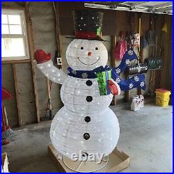 72 Tall 300 LED Pre-Lit Twinkling Pop-Up Snowman In/Outdoor Christmas/Yard