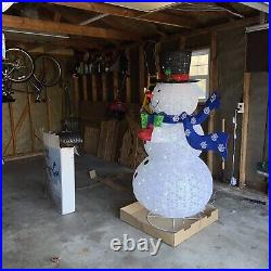 72 Tall 300 LED Pre-Lit Twinkling Pop-Up Snowman In/Outdoor Christmas/Yard