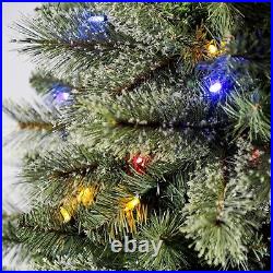 7.5 ft Pre-Lit Liberty Pine Artificial Christmas Tree, Color-Changing LED Lights