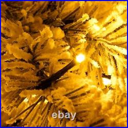 7.5ft Artificial Christmas Tree with 400 LED Lights and 1050 Bendable Branches