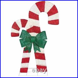 82 Holiday Glitter Candy Cane with Lights