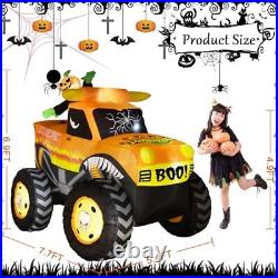 8FT Halloween Inflatables Inflatables Outdoor Halloween Ghost Truck