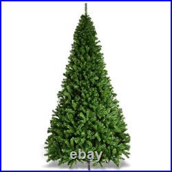 9Ft PVC Artificial Christmas Tree 2132 Tips Premium Hinged with Metal Legs Home