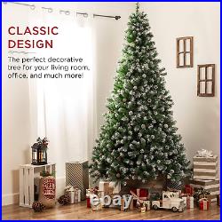 9Ft Pre-Decorated Holiday Christmas Tree for Home, Office, Party Decoration With 2