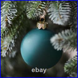Anthropologie 25 Glass Bulb Ornaments Rainbow Bright Christmas Metallic 3.5 NEW