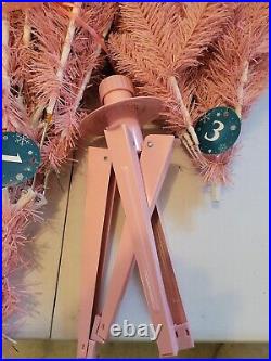 Artificial Christmas Tree 7 foot treetopia pink unlit