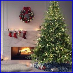 Artificial Christmas Tree Xmas Green Fir Tree Prelit Holiday Festive Decoration