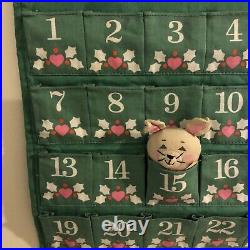 Avon Mouse Christmas Advent Calendar Countdown Holiday Wall Hanging Decor