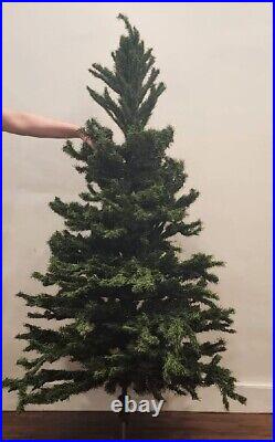 BARCANA Vintage Christmas Tree 6ft Missing Stand See Video & Pictures