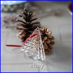 Baccarat Christmas Ornament Object Clear 2022 Limited Edition Celebration Gift