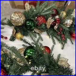 Balsam Hill 10 ft Outdoor Merry and Bright Garland $379 (Open box)