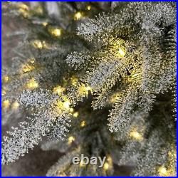 Balsam Hill 9 Foot Frosted Alpine Balsam Fir Tree Fairy Lights Open $999 READ