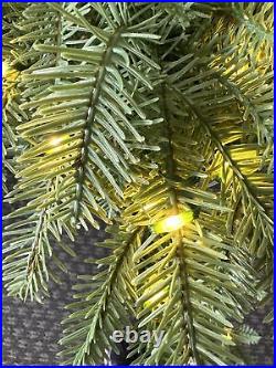 Balsam Hill Alpine Balsam Fir Tree 7.5 Clear Fairy LED Open Box $699 Retail J59