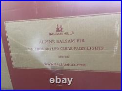 Balsam Hill Alpine Balsam Fir Tree 7.5 Clear Fairy LED Open Box $699 Retail J59