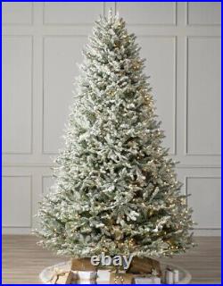 Balsam Hill BH Frosted Fraser Fir, 7.5' tree with Easy plug and Candlelight