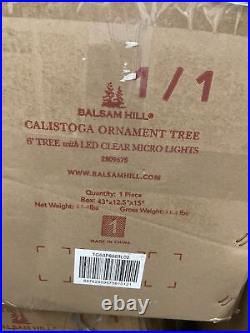 Balsam Hill Calistoga Ornament Christmas Tree 6 ft Micro LED $499