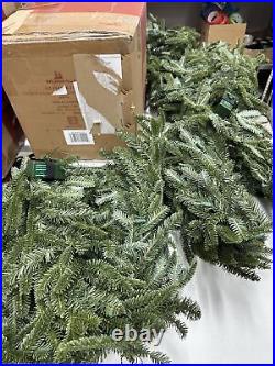 Balsam Hill Fraser Fir 4-PACK 6 Foot Garland with Candlelight LED $458 Great