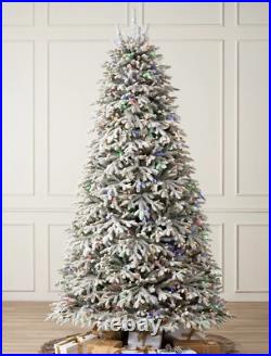 Balsam Hill Frosted Fraser Fir, 5.5' tree with LED Color and Clear lights
