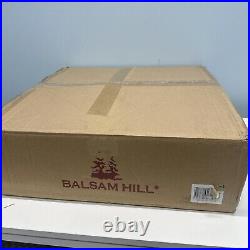 Balsam Hill-Light Issue- White Berry Cypress Wreath 34 Prelit $229 NEWithOpen Box