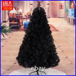 Best Black Artificial Christmas Tree Holiday Indoor Plastic Stand Base Xmas Home