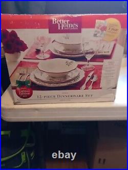 Better Homes And Garden 12 Piece Dinnerware Set Holiday Limited Edition 2010