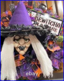 Bewitcha in a minute wreath, witch wreath, Halloween wreath, Halloween decor