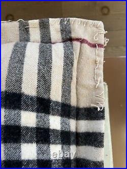 Burberry Vintage Novacheck Check Square-Shape Wool Home Decor Cushion Pre-Owned