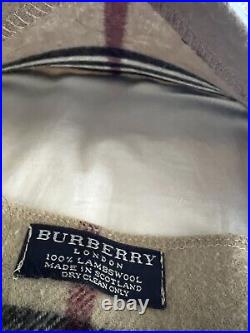 Burberry Vintage Novacheck Check Square-Shape Wool Home Decor Cushion Pre-Owned