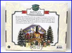 Byers Choice Nativity Wooden Advent Calendar Carolers Doors Christmas 2017 NIB