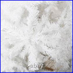 CARSTY 10ft Artificial White Christmas Tree 2150 Tips with Metal Stand Home Party