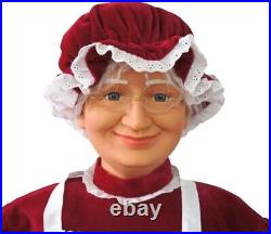 CHRISTMAS TIME 58 Dancing Mrs Claus Apron Doll Animated Robot / SELLS $249 NEW